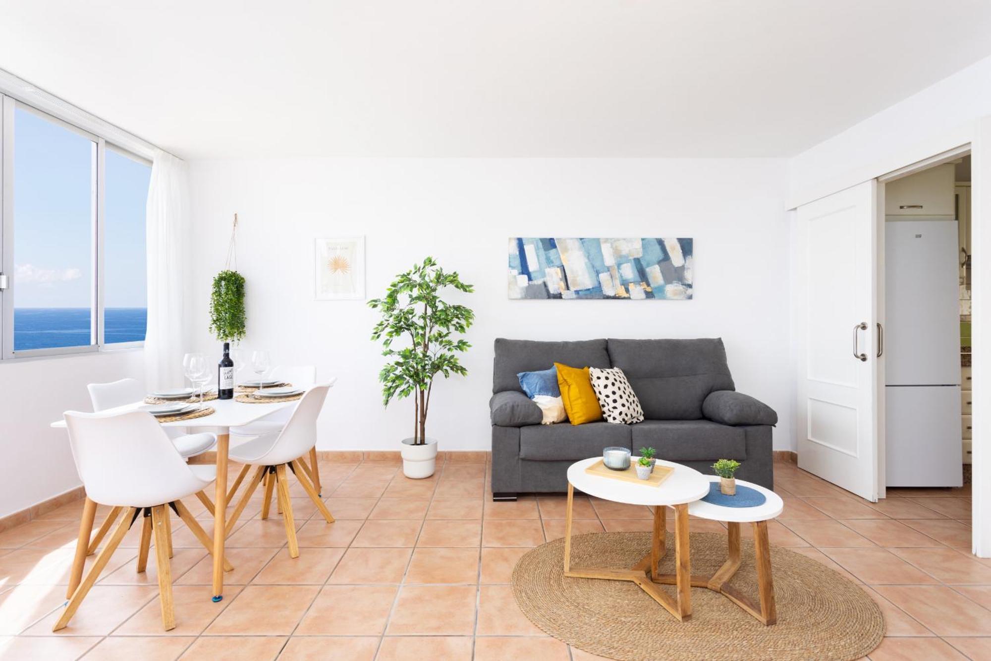 Frontline Duplex Las Arenitas With Pool 坎德拉里亚 外观 照片